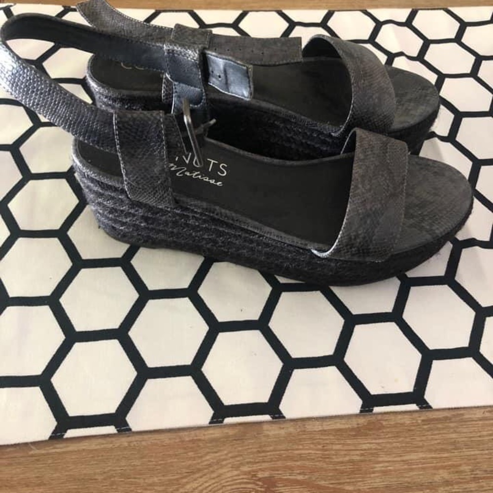 Coconuts By Matisse Snake Print Wedges - image 2